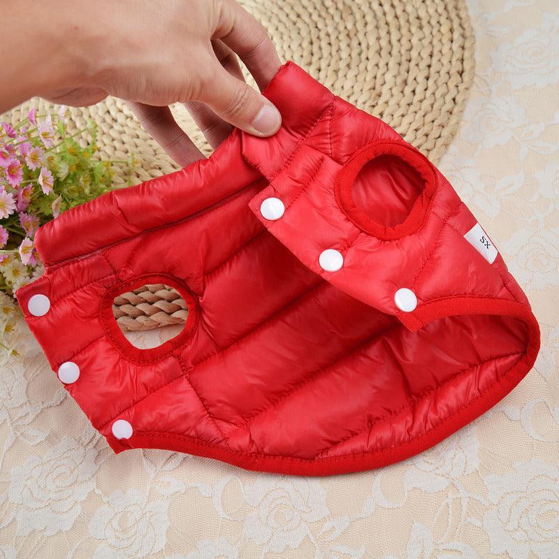 Autumn Winter Thermal Padded Dog Coat-4