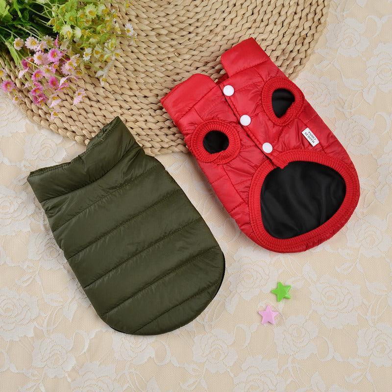 Autumn Winter Thermal Padded Dog Coat-0