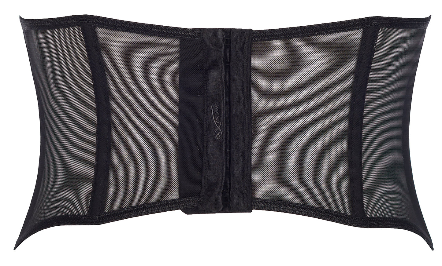 Sheer Lace-Up Waist Cincher Axami Peanut Tarte-3