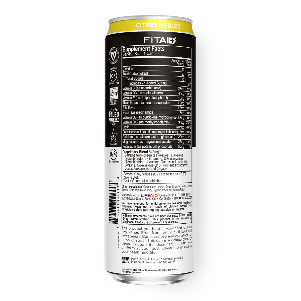 LIFEAID FITAID RECOVER  ( 12 X 12 OZ   )-1