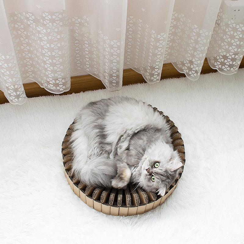 Splice Haven: Stylish Diy Corrugated Cat Scratcher-2
