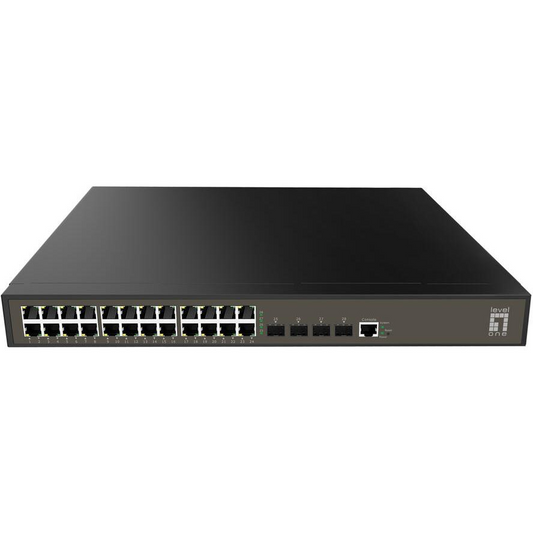 LevelOne GEL-2871 switch-uri Gestionate L2+ Gigabit Ethernet (10/100/1000) 1U Negru (GEL-2871)-0