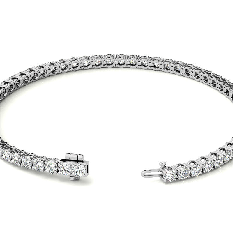 3.00 CTW AGI Certified Lab-Grown Diamond Tennis Bracelet in 14K Yellow or White Gold – G/VS Clarity-2