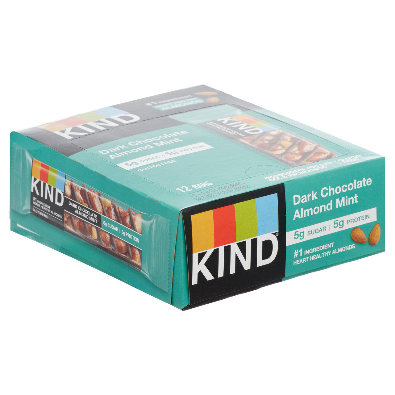 Kind Dark Chocolate Almond Mint Bars (12x1.4 OZ)-9