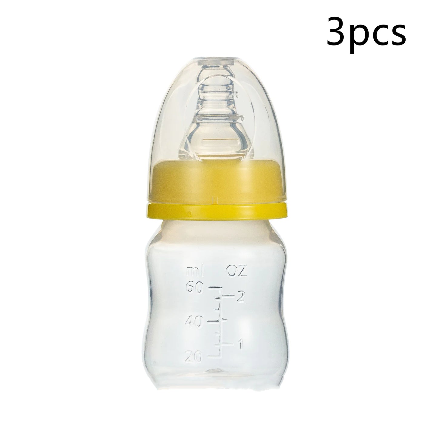 Stereoscopic Baby Bottle with Silicone Nipple