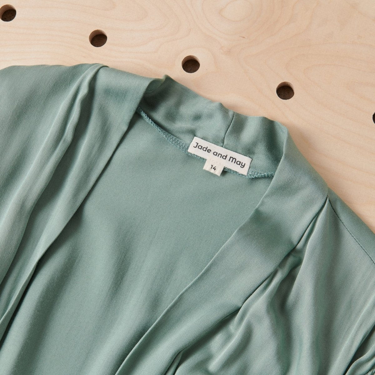 Bamboo Robe in Sage Green-3