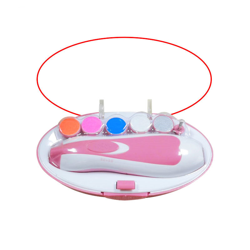 Electric Nail Trimmer Grinder Clipper Set with Gentle Head for Delicate Nails Care-6