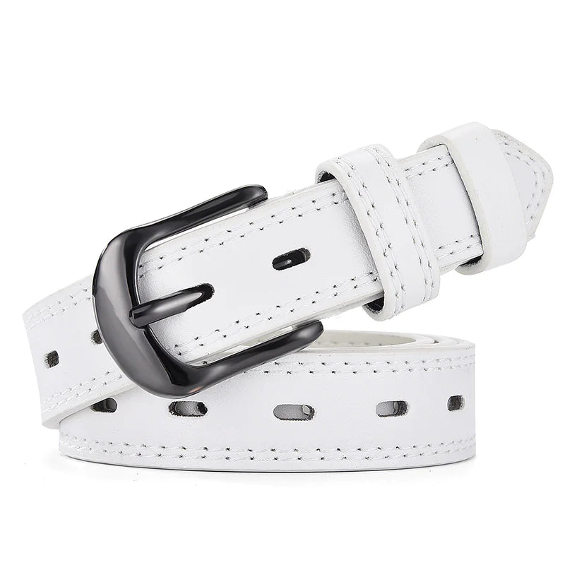 Luxury Women's Leather Belts - High Quality & Decorative