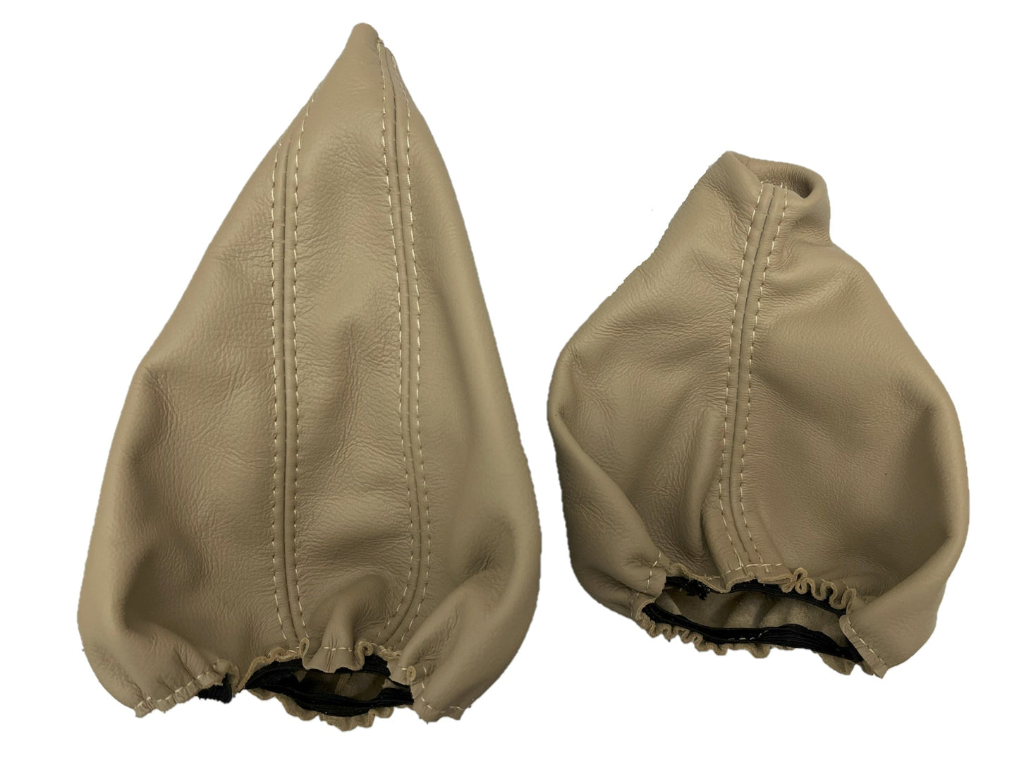 1991-2005 BMW E36 E46 3 Series Genuine Leather Handbrake & Shift Boot Covers Set-9