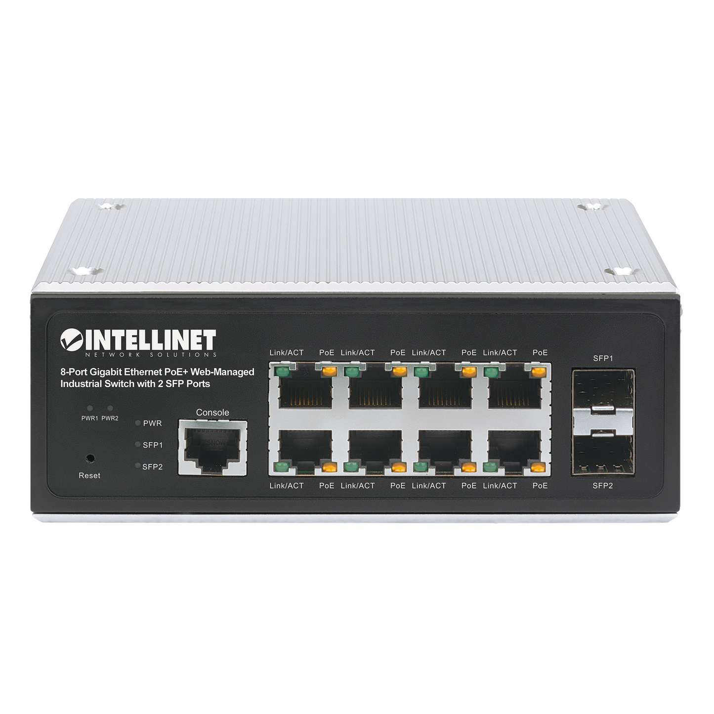 Intellinet 508278 switch-uri Gestionate L2+/L3 Gigabit Ethernet (10/100/1000) Power over Ethernet (PoE) Suport Negru (508278)-0
