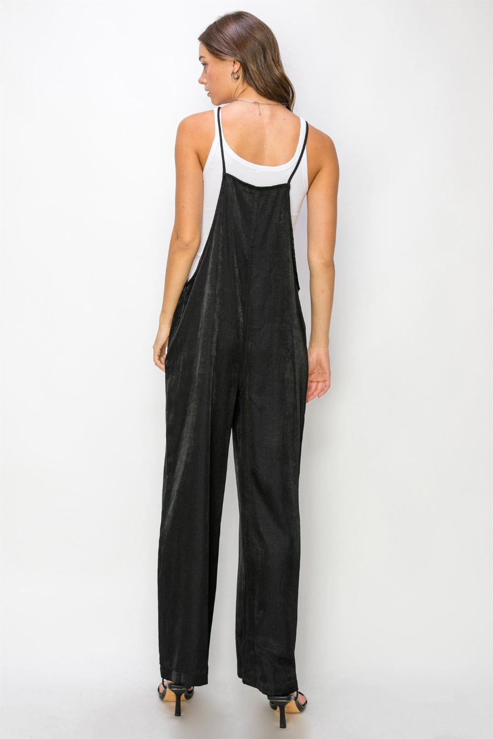 HYFVE Half Button Sleeveless Straight Jumpsuit-1