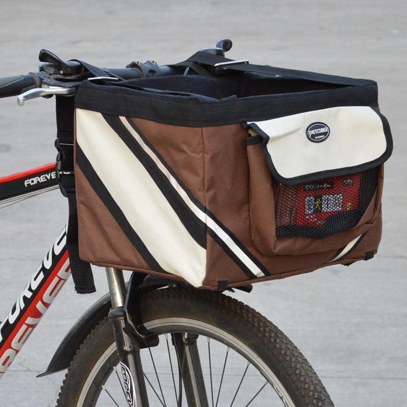 Bikepaws Pet Traveler: Removable Front Bicycle Carrier For Small Cats And Dogs-1
