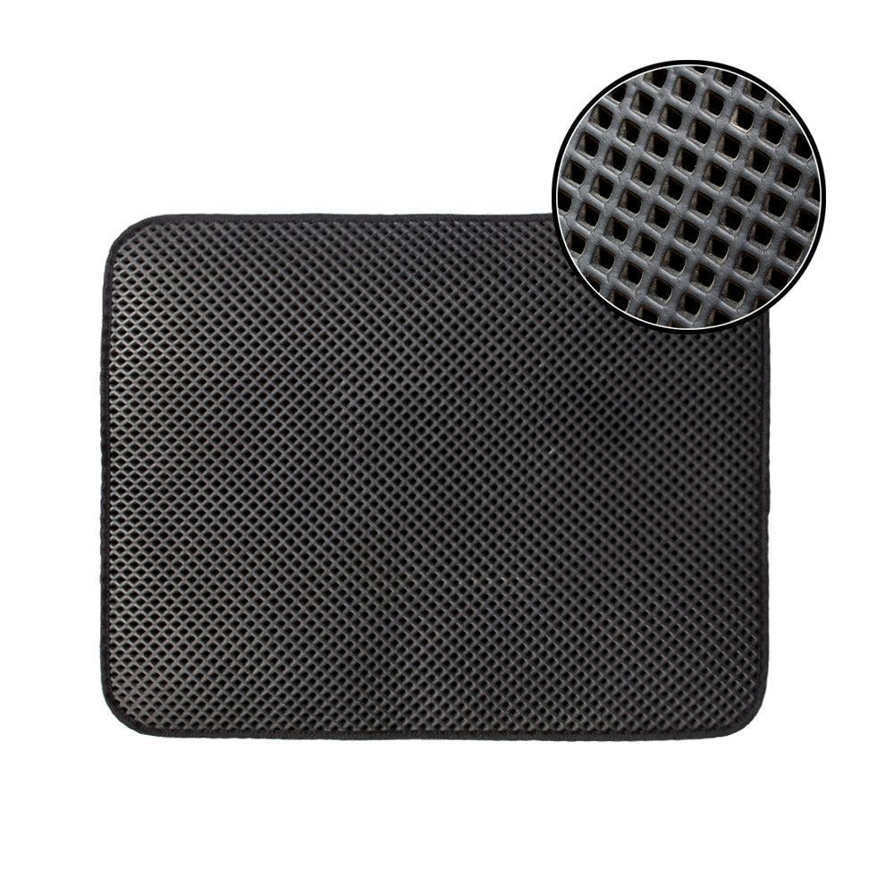 Black Cat Litter Trapper: The Ultimate Waterproof Mat For Mess-Free Cleaning-1