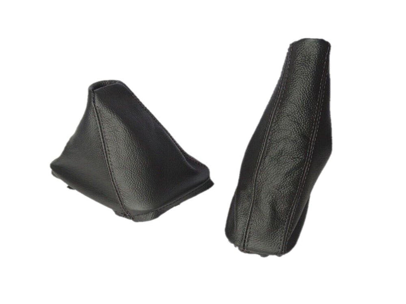 1991-2005 BMW E36 E46 3 Series Genuine Leather Handbrake & Shift Boot Covers Set-0