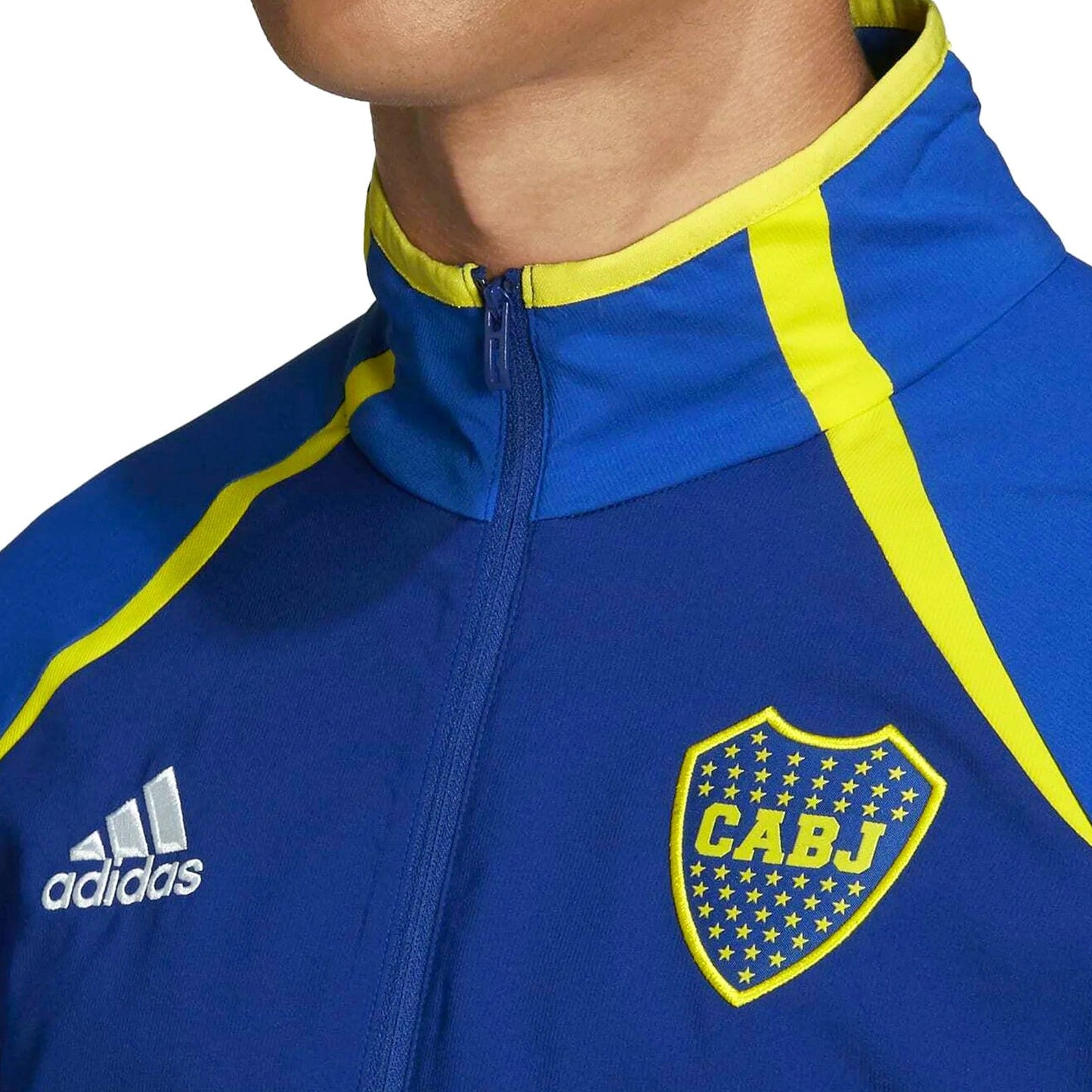 Boca Juniors retro woven presentation tracksuit 2022 - Adidas-4
