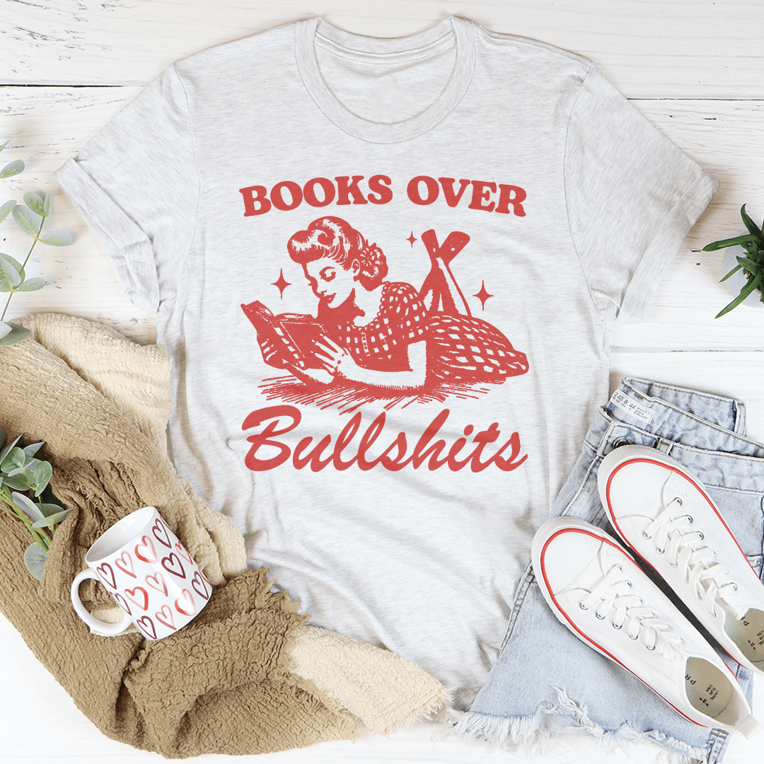 Books Over B.S Tee-3