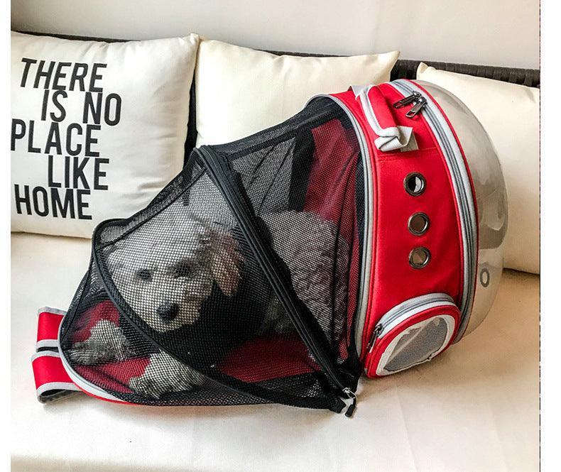 Bubble Pet Sightseeing Backpack: Portable And Stylish Carrier For Small Animals-4