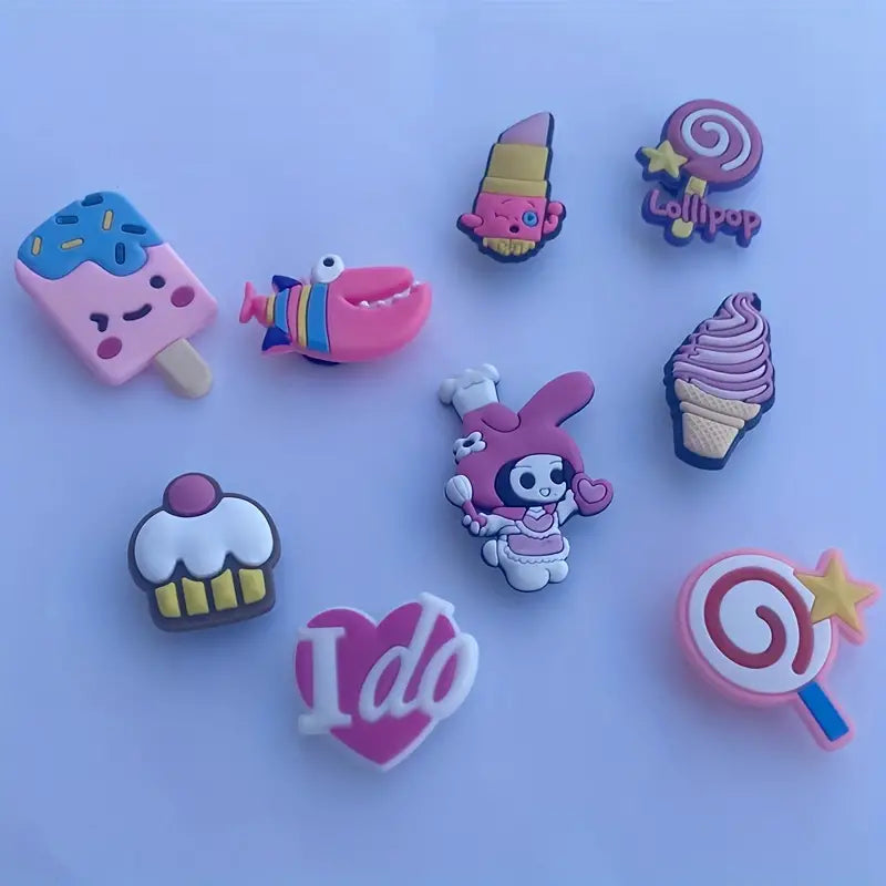 50PCS Random Cartoon Anime Shoe Charms for Crocs