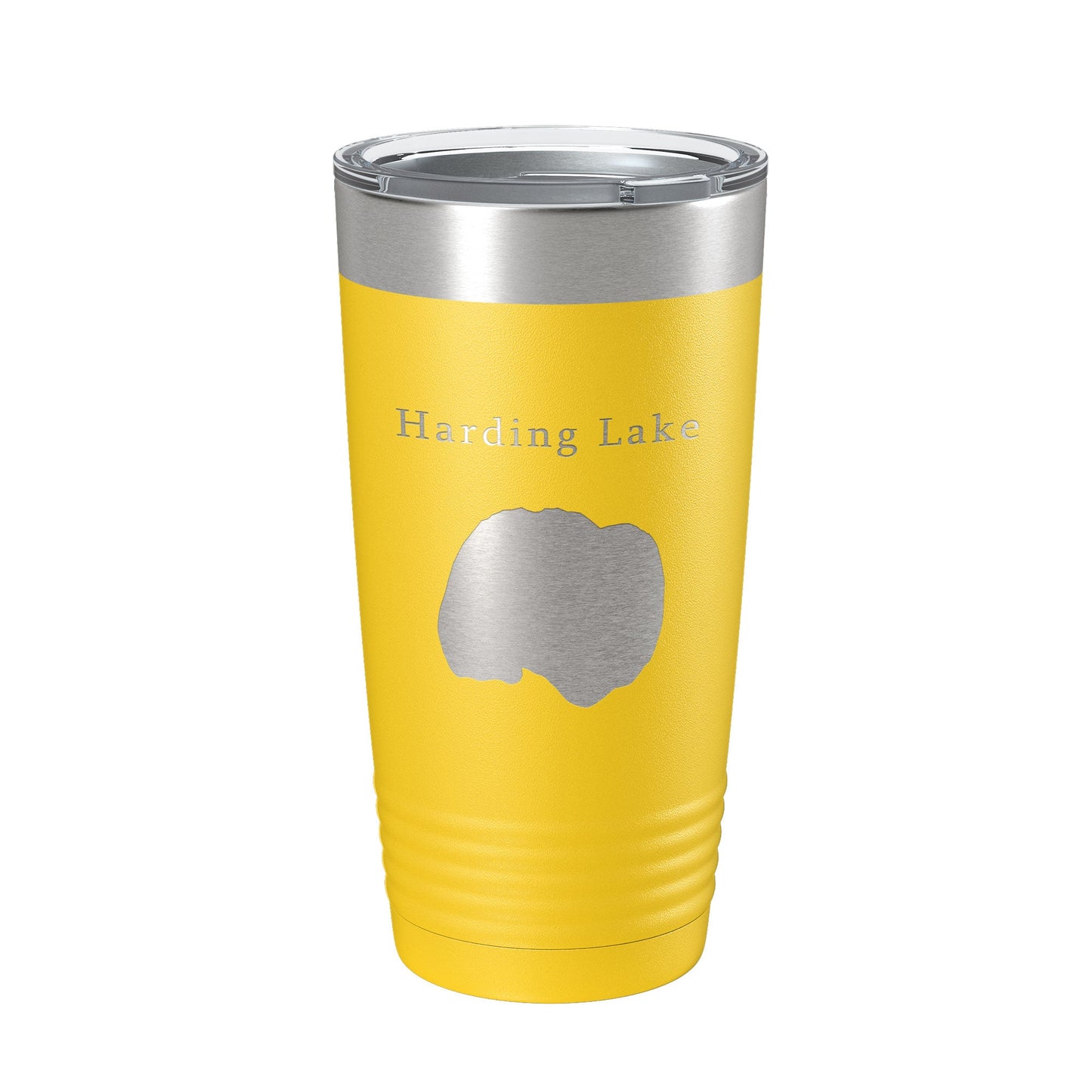 Harding Lake Map Tumbler Travel Mug Insulated Laser Engraved Coffee Cup Alaska 20 oz-19