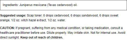 Aura Cacia Cedarwood Essential Oil (0.5Oz)-1