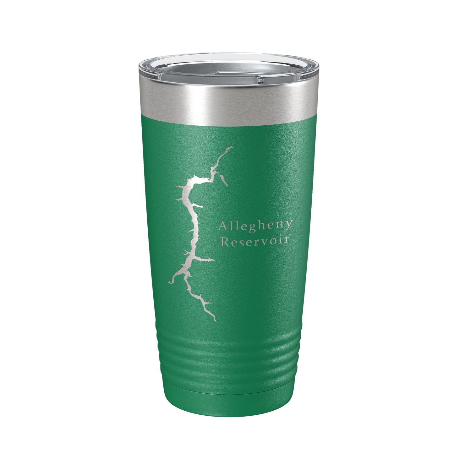 Allegheny Reservoir Tumbler Lake Map Travel Mug Insulated Laser Engraved Coffee Cup Pennsylvania 20 oz-9