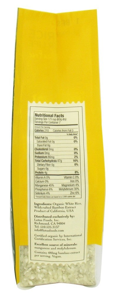 Lotus Foods Organic Jade Pearl Rice (6x15Oz)-1
