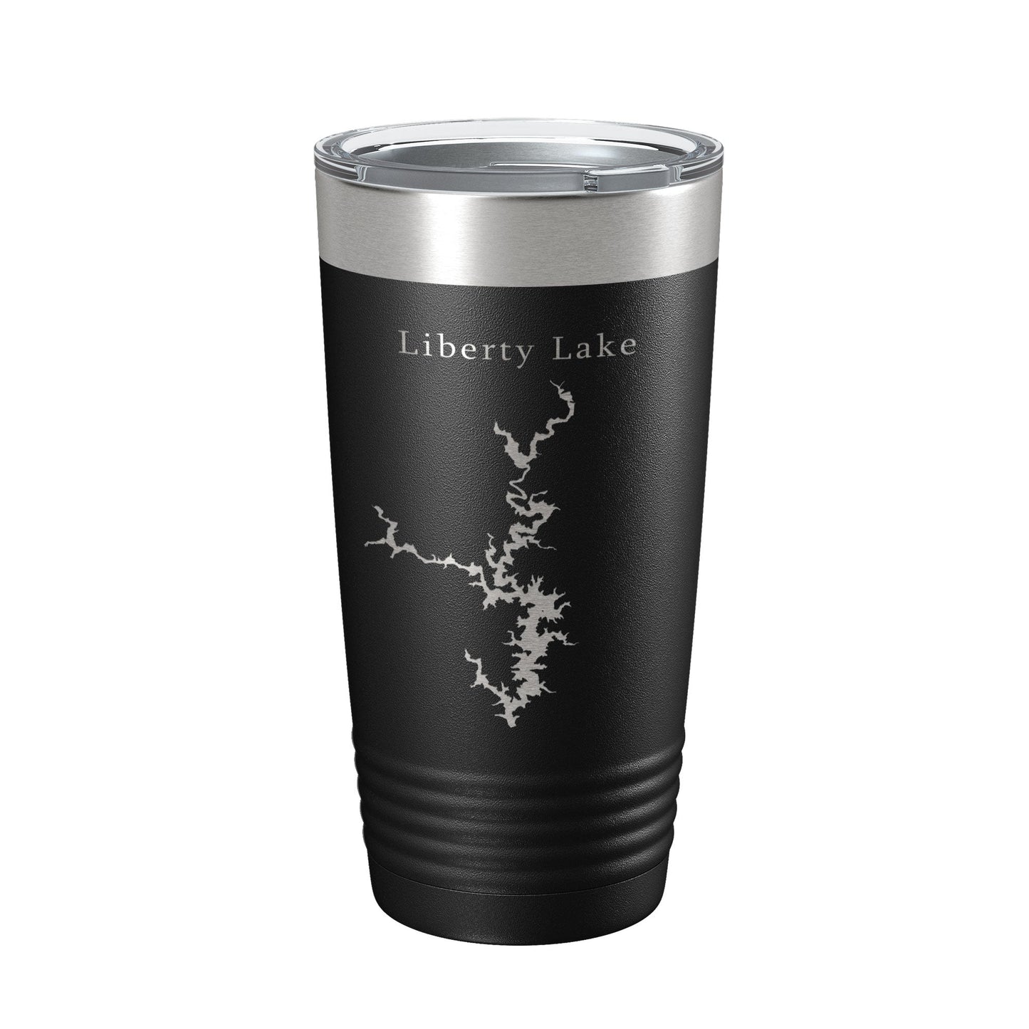 Liberty Lake Map Tumbler Travel Mug Insulated Laser Engraved Coffee Cup Maryland 20 oz-5