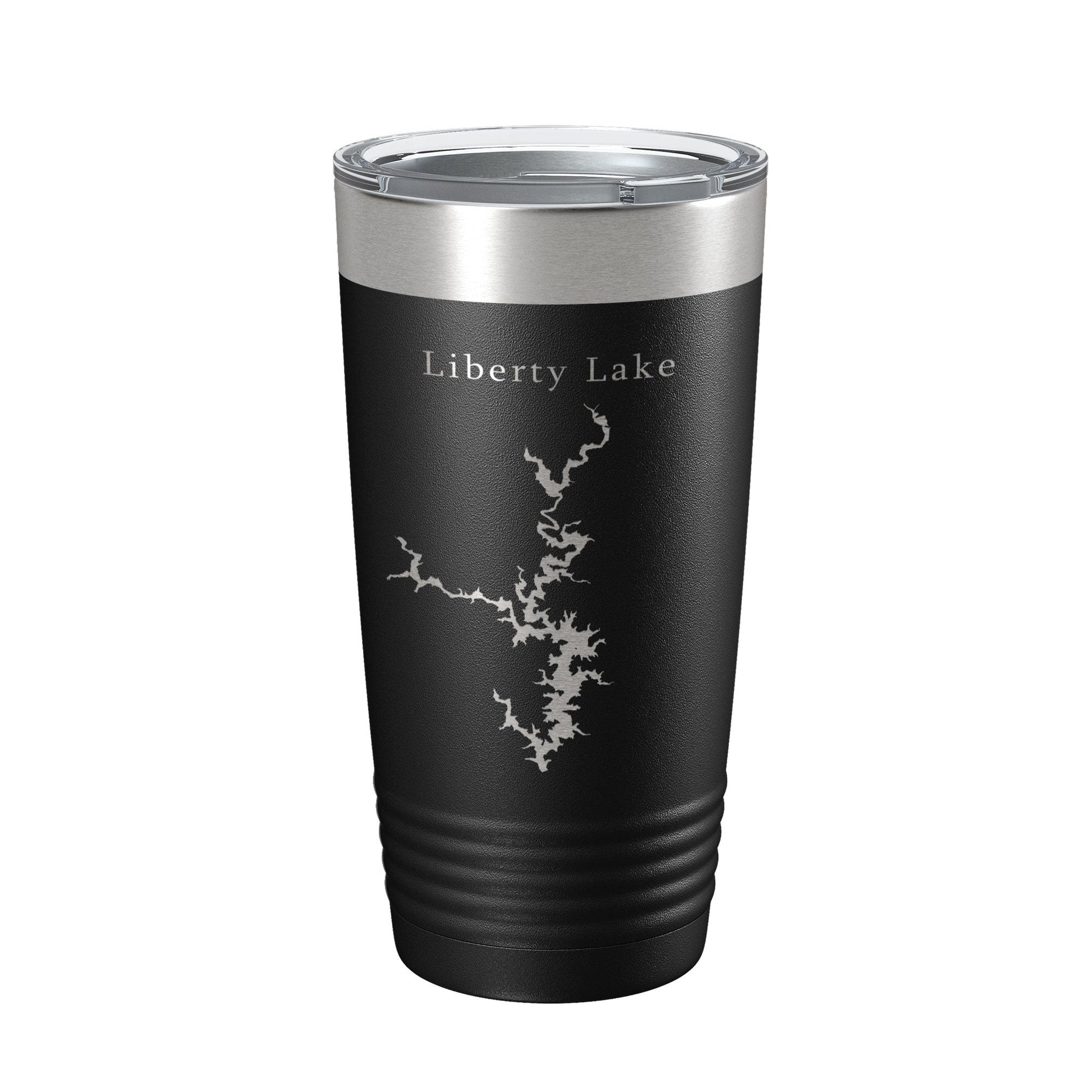 Liberty Lake Map Tumbler Travel Mug Insulated Laser Engraved Coffee Cup Maryland 20 oz-5