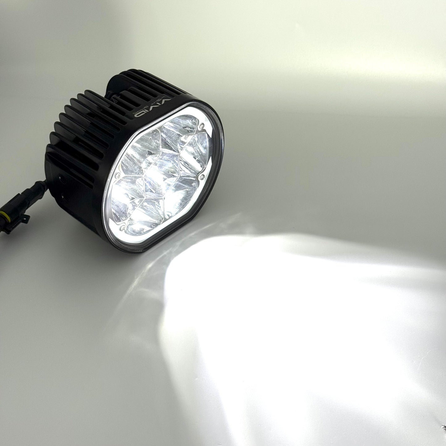 5" 45W Round LED Pod Lights with Amber DRL – Linkable LED Light Bar for Off-Road Truck, 4x4 Jeep, ATV, UTV-6