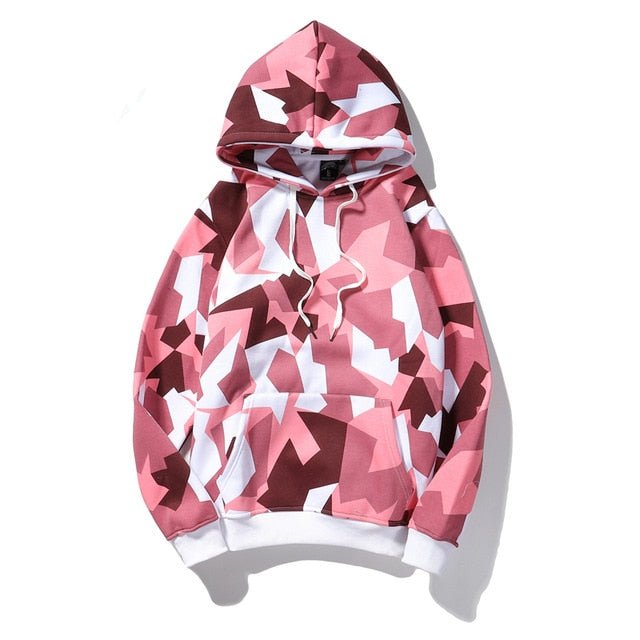 Camouflage Hooded Sweatshirts Fashion Mens Streetwear Hip Hop Skateboard Fleece Hoodies Autumn Casual Camo-6