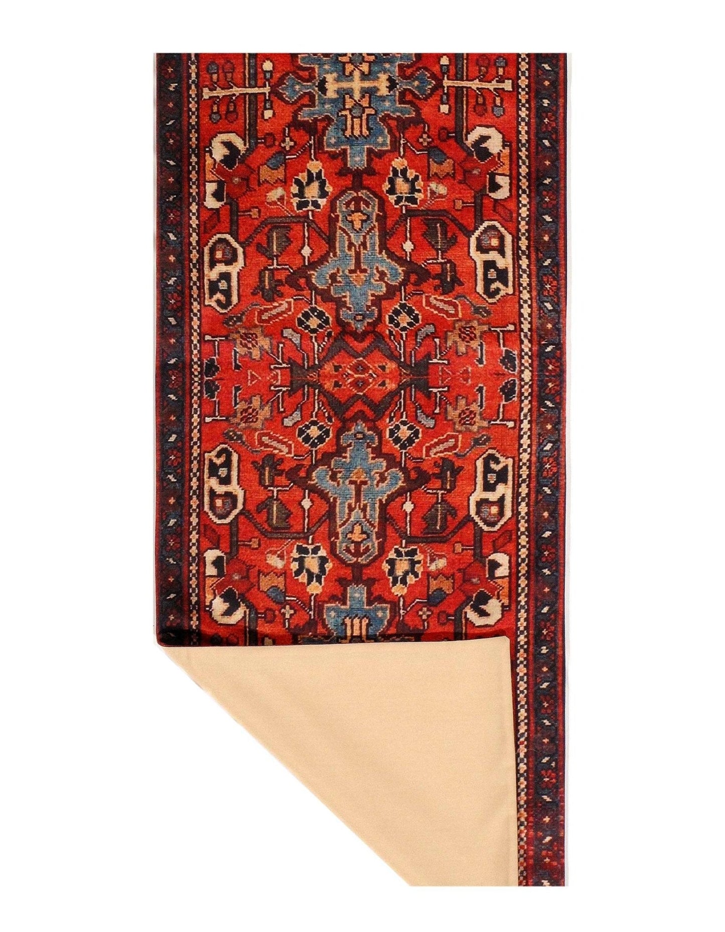 Canvello Serapi Design Velvet table cloth - 1'3'' X 3'11''-2