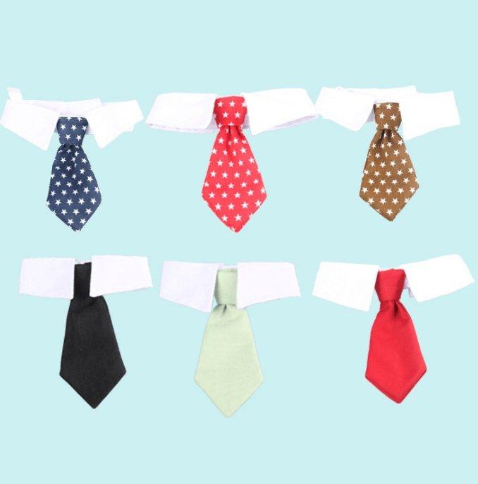 Cartoon Print Pet Bow Tie Set - Wholesale Dog And Baby Tie Collection-7