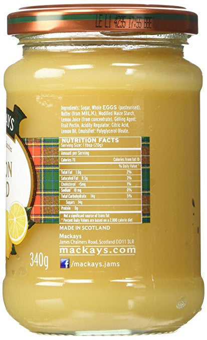 Mackay's Lemon Curd (6x12Oz)-1