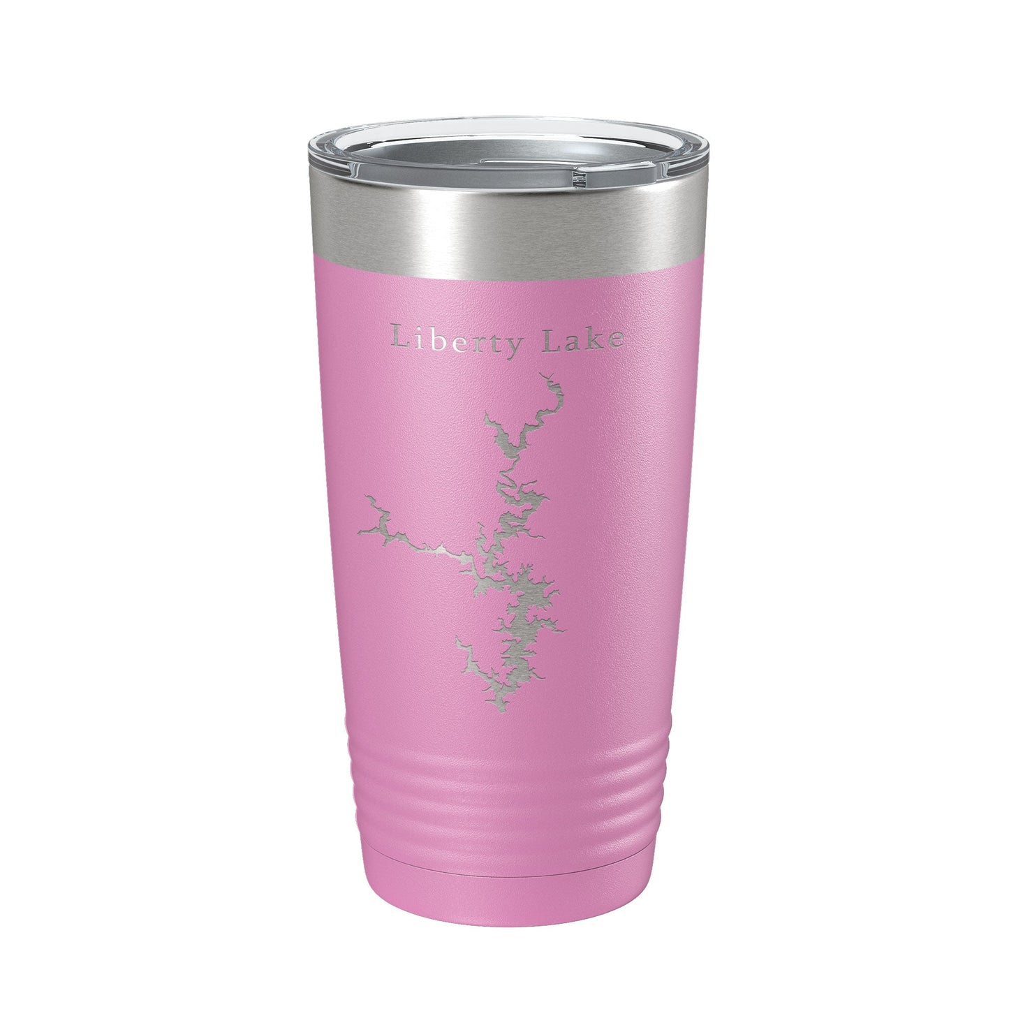 Liberty Lake Map Tumbler Travel Mug Insulated Laser Engraved Coffee Cup Maryland 20 oz-14