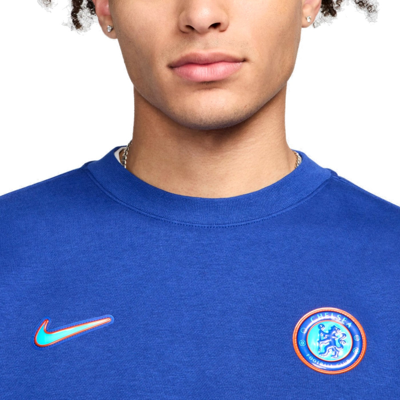 Chelsea FC Casual Crew fleece presentation tracksuit 2024/25 blue - Nike-4