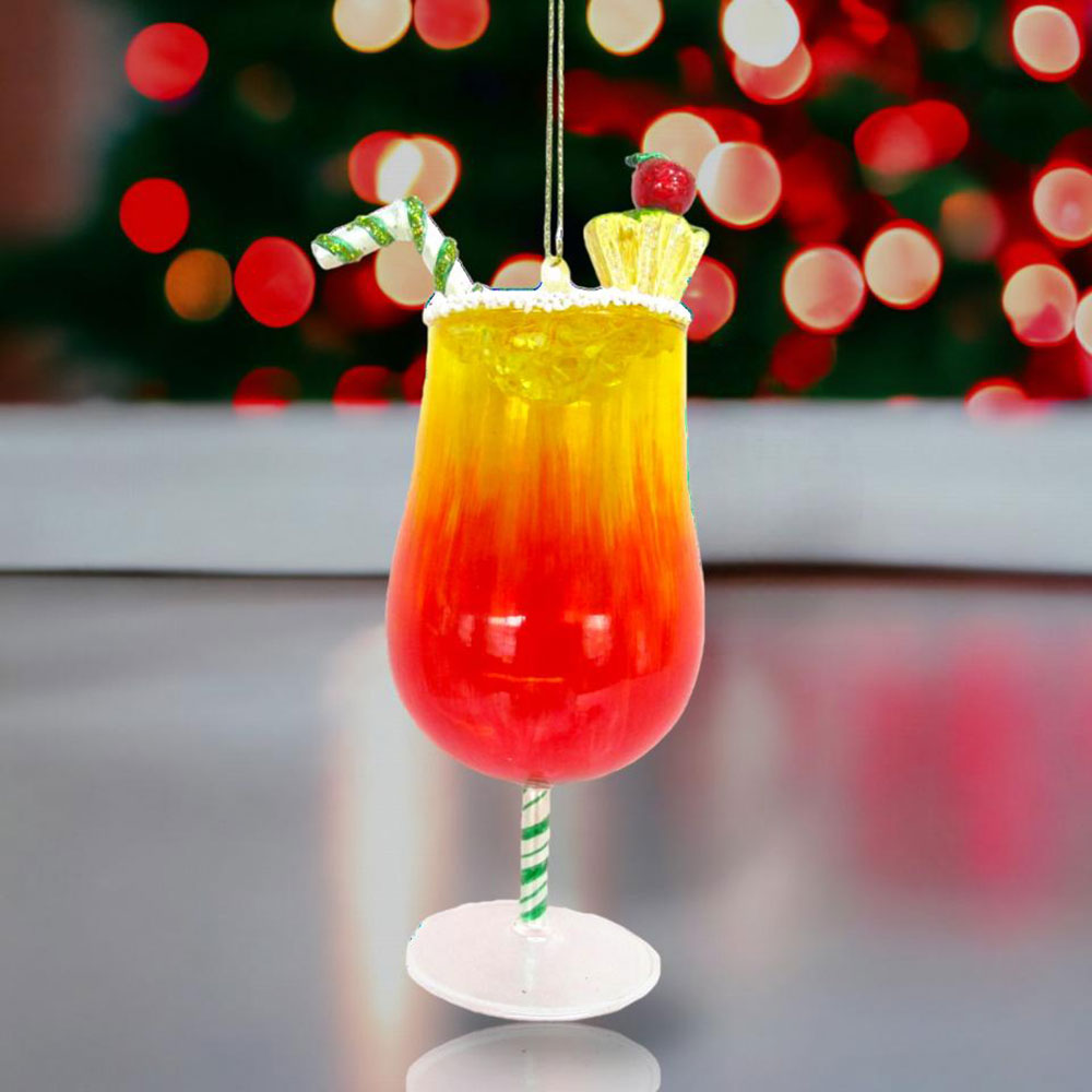 Christmas Mai Tai Ornament by December Diamonds-1