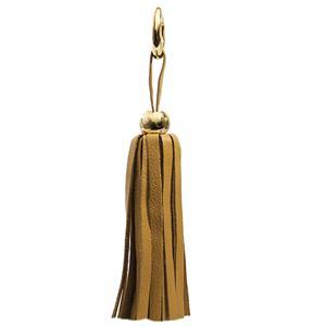 Leather Tassel - Gold/Goldenrod-0
