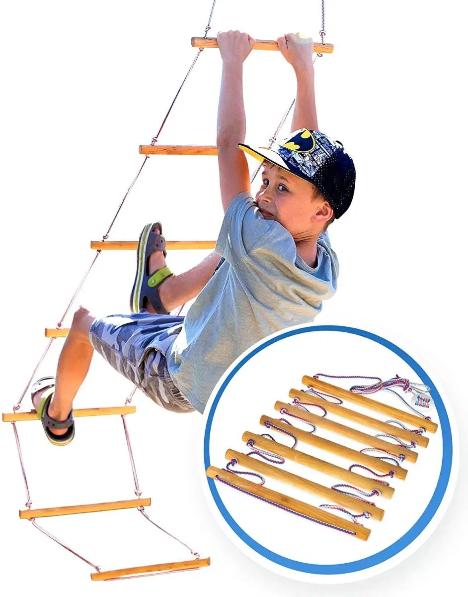 Climbing rope ladder for kids 3-9 y.o.-5