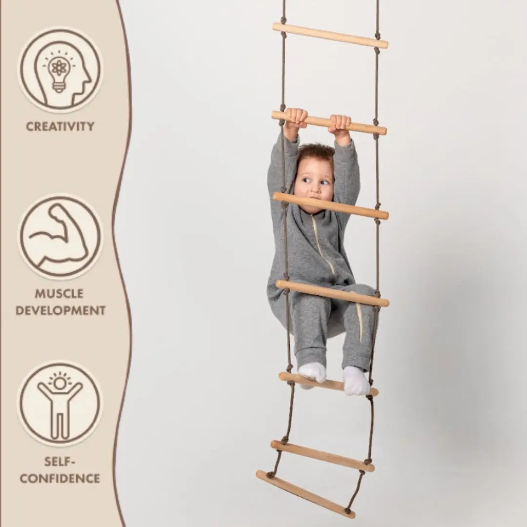 Climbing rope ladder for kids 3-9 y.o.-2