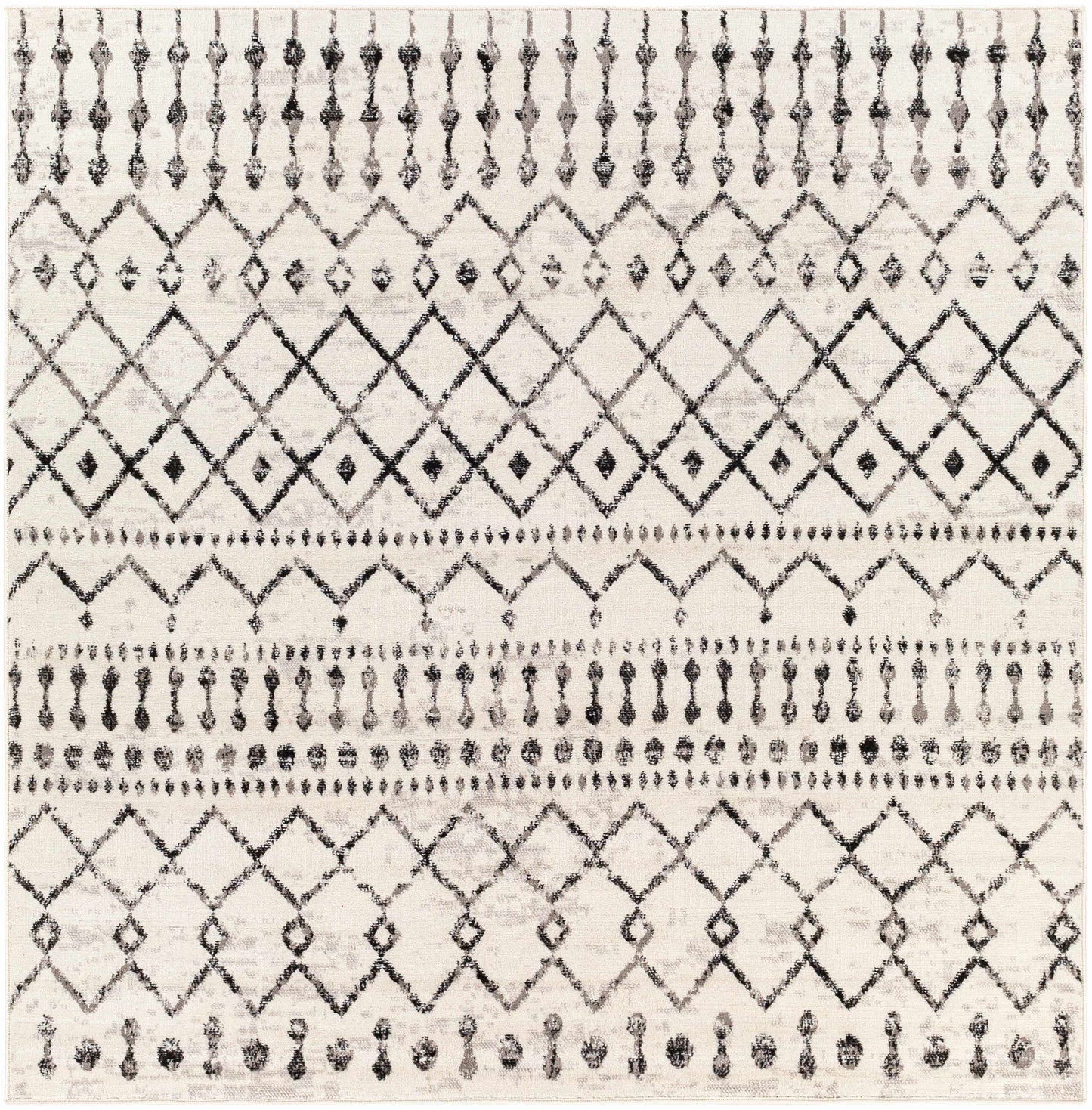 Scandi Moroccan Trellis Rug-7