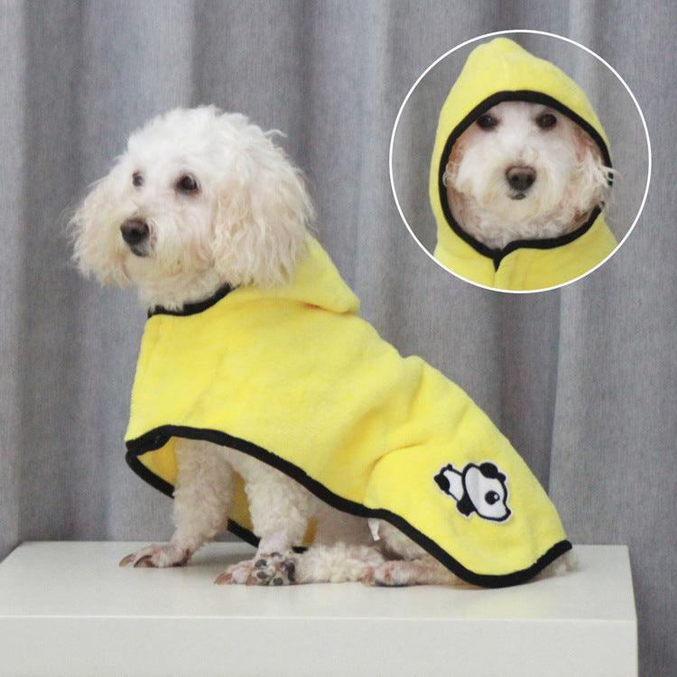 Cozy Comfort Coral Fleece Pet Bathrobe-1