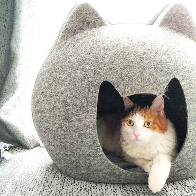 Cozy Haven Cat House & Litter Combo-2