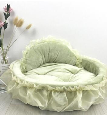 Cozy Haven Lace Pet Bed-6