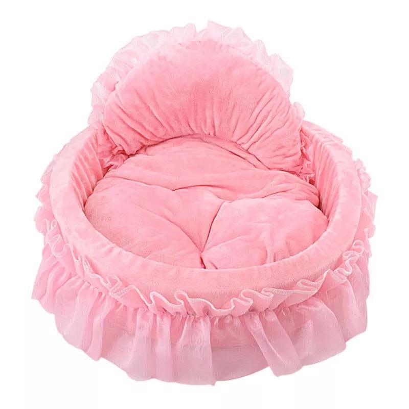 Cozy Haven Lace Pet Bed-1