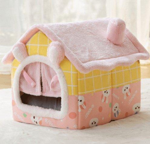 Cozyfold Pet House: Foldable Winter Bed & Enclosed Cave For Dogs And Cats-14