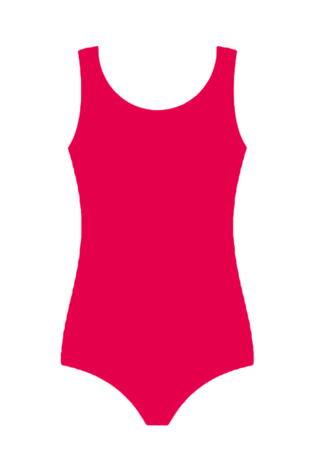 Crazy Chick Girls Cotton Wide Strap Sleeveless Pink Leotard-0