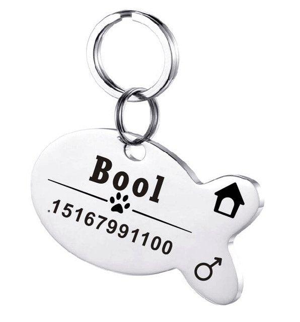 Custom Engraved Stainless Steel Pet Id Tag-18