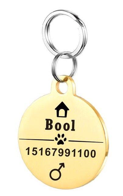 Custom Engraved Stainless Steel Pet Id Tag-25