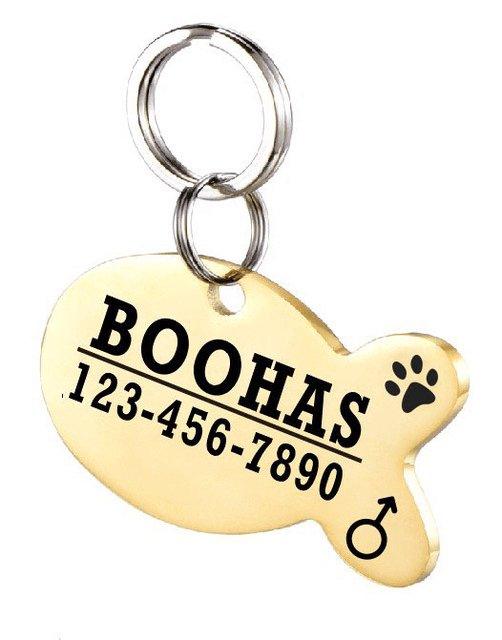 Custom Engraved Stainless Steel Pet Id Tag-7
