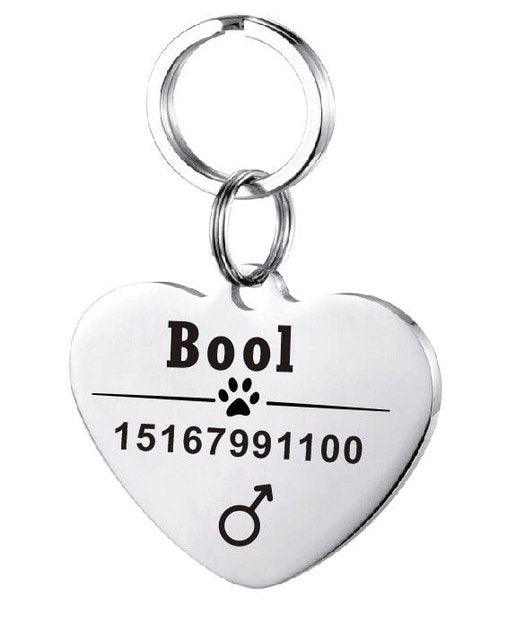 Custom Engraved Stainless Steel Pet Id Tag-6
